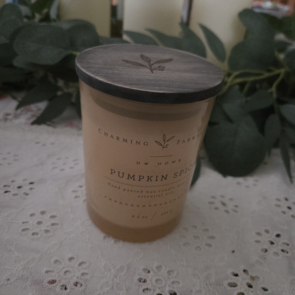 Pumpkin Spice Candle - Cream - Picture 3 of 5